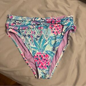 Lilly Pulitzer High Waisted Swim Bottoms size 14